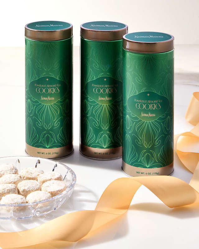 Almond Tea Cookie Tins, Set of 3
